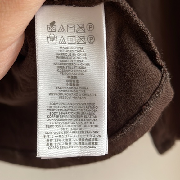 Michael Kors shirt with faux leather details - Picture 4 of 6